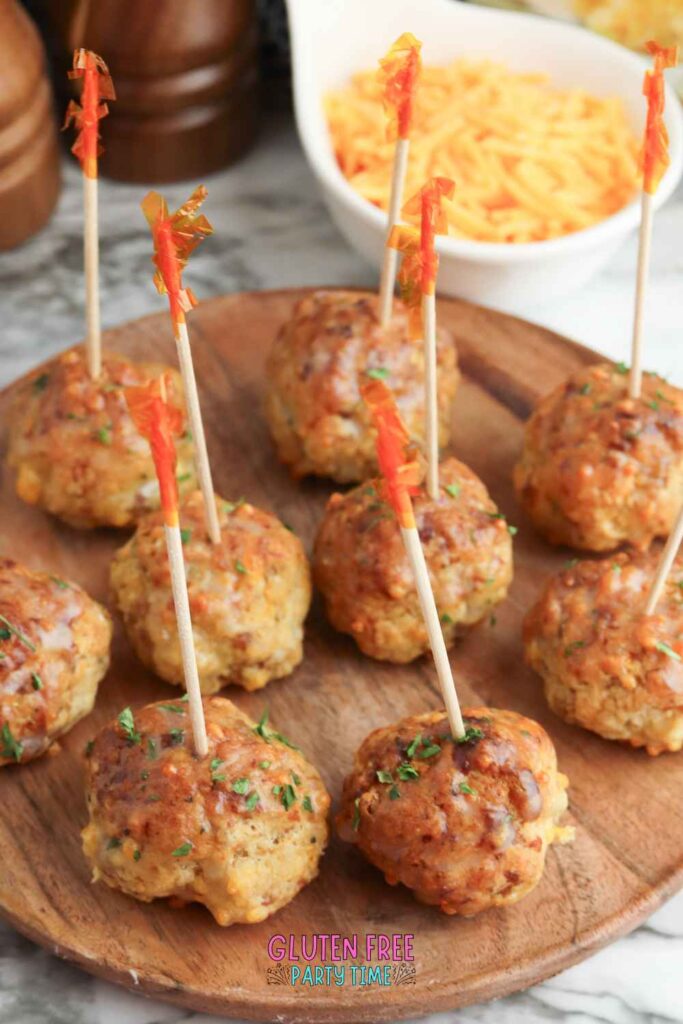 GF cheddar bay sausage balls