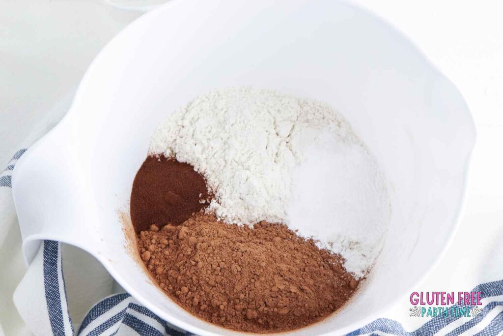 chocolate cupcakes with cocoa powder