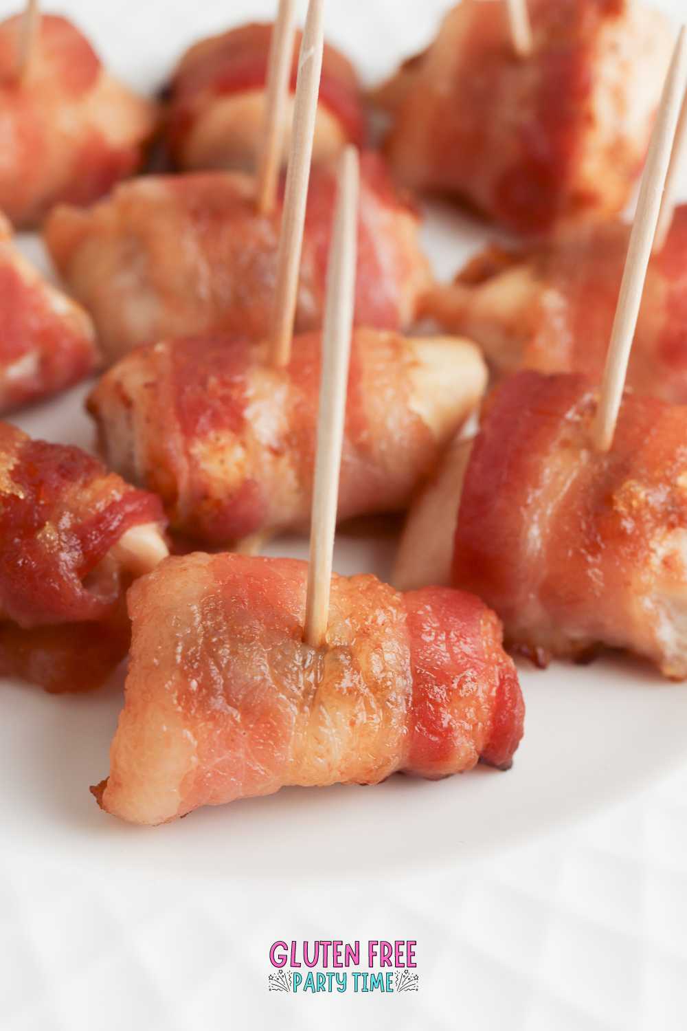 BACON WRAPPED CHICKEN BITES IN OVEN